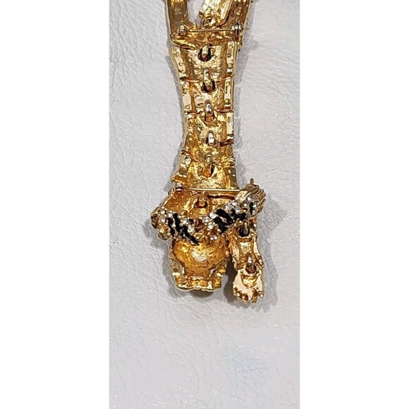 Beautifully Crafted Double Pin Vintage Shoulder Brooch - Picture 6 of 6